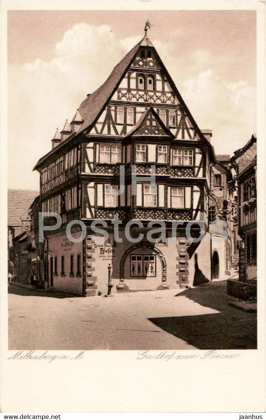 Miltenberg a M - Gasthof zum Riesen - old postcard - Germany - unused - JH Postcards