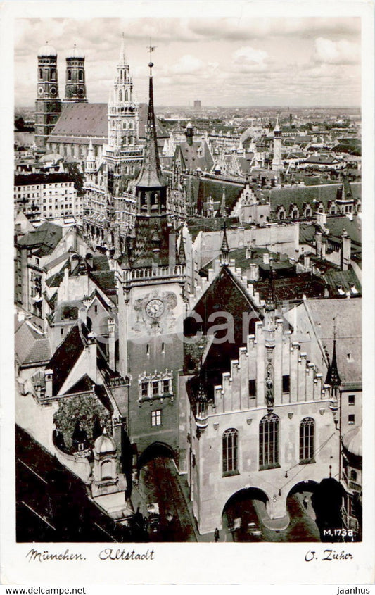 Munchen - Munich - Altstadt - old postcard - 1938 - Germany - used - JH Postcards