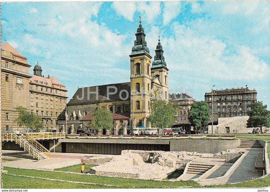 Budapest - 15 March Square - 1975 - Hungary - used - JH Postcards