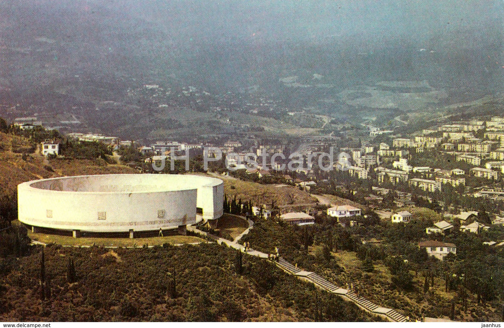 Yalta resort - Memorial Complex at Glory Hill - 1976 - Ukraine USSR - unused - JH Postcards