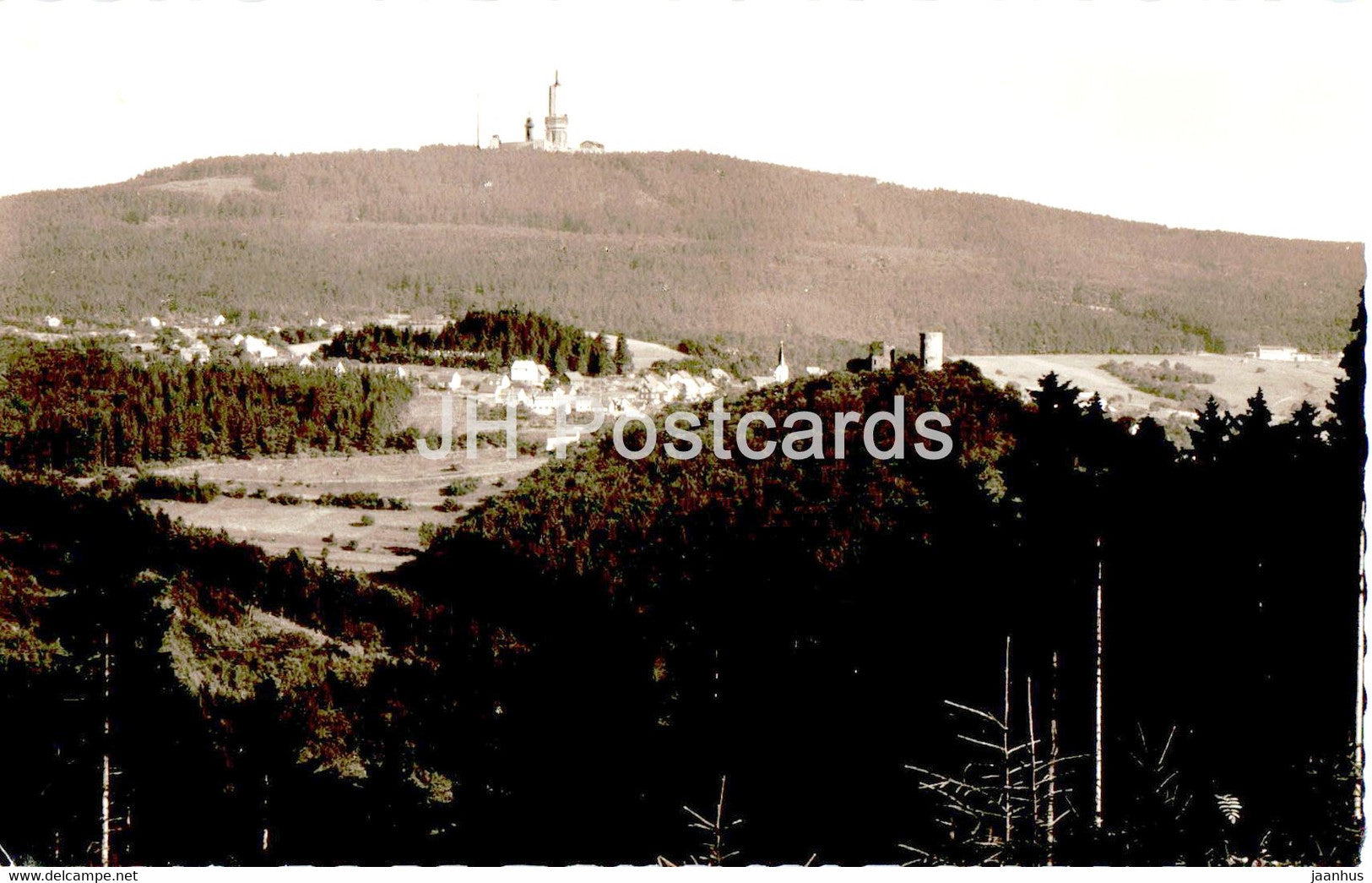 Blick von Seelenberg auf Oberreifenberg u Feldberg - 1963 - Germany - used - JH Postcards
