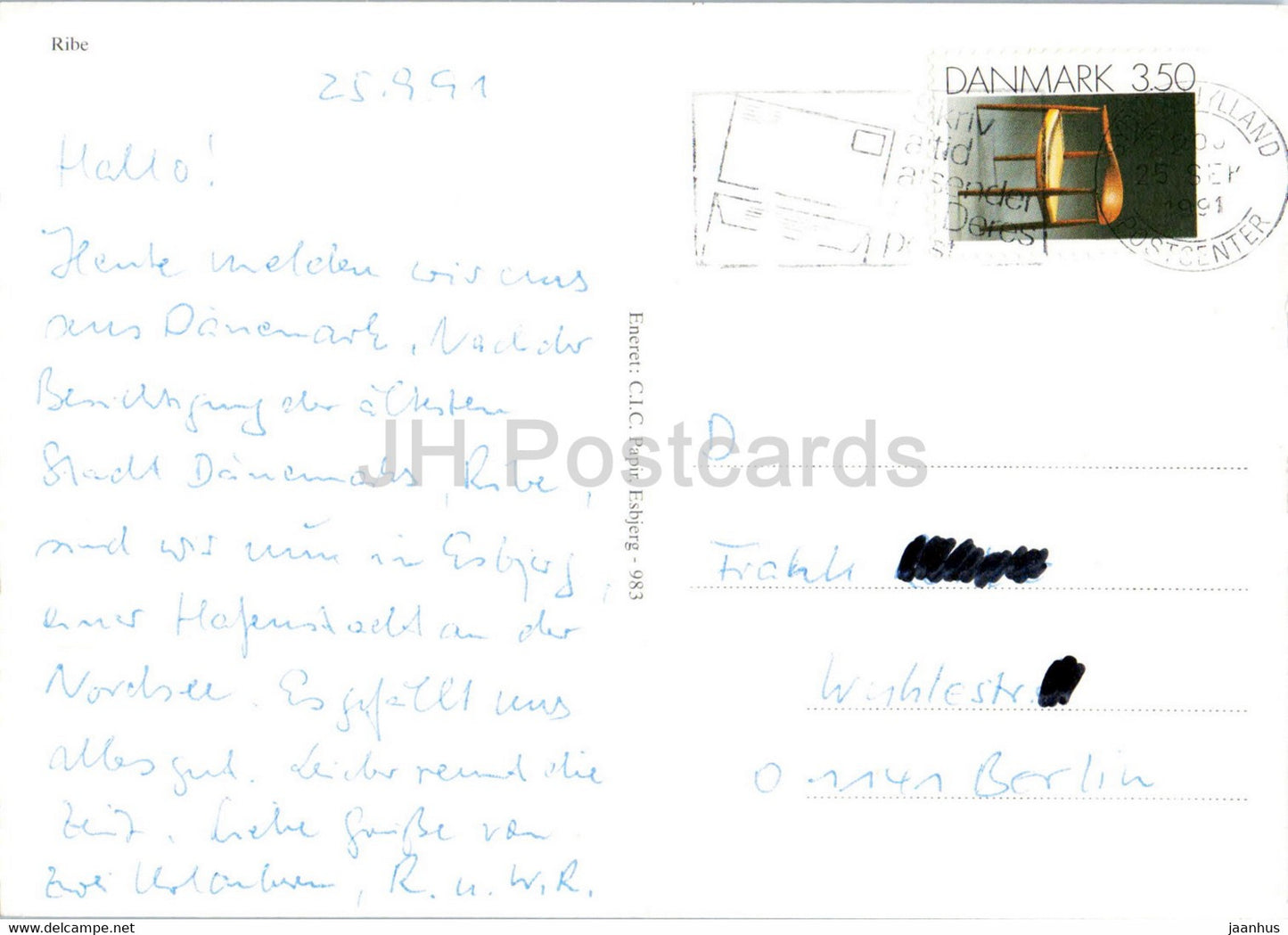 Ribe – Multiview – 1991 – Dänemark – gebraucht