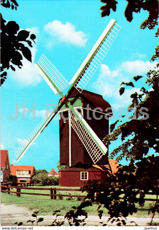 Muhle in Ostfriesland - 2988 Dorum - windmill - Germany - unused - JH Postcards