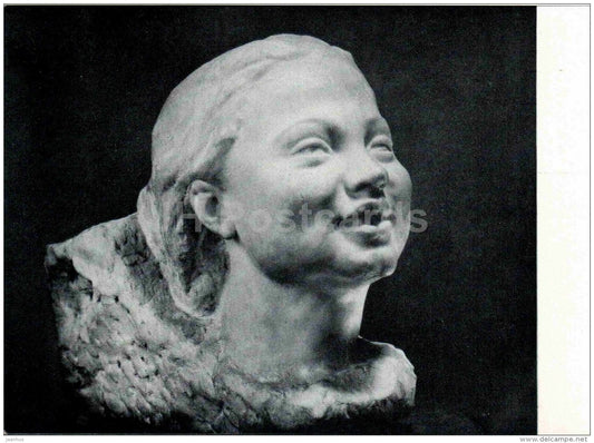 sculpture by S. Konenkov - Nike , 1906 - russian art - 1965 - Russia USSR - unused - JH Postcards