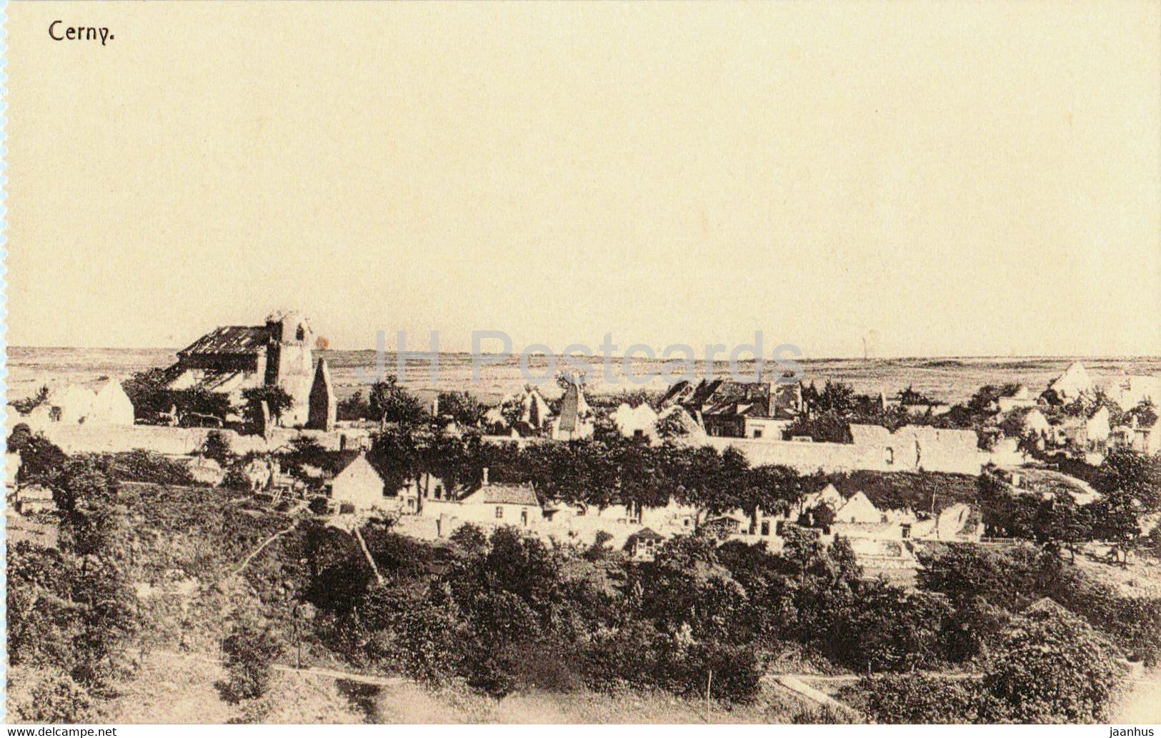 Cerny - Stilke - old postcard - France - used - JH Postcards