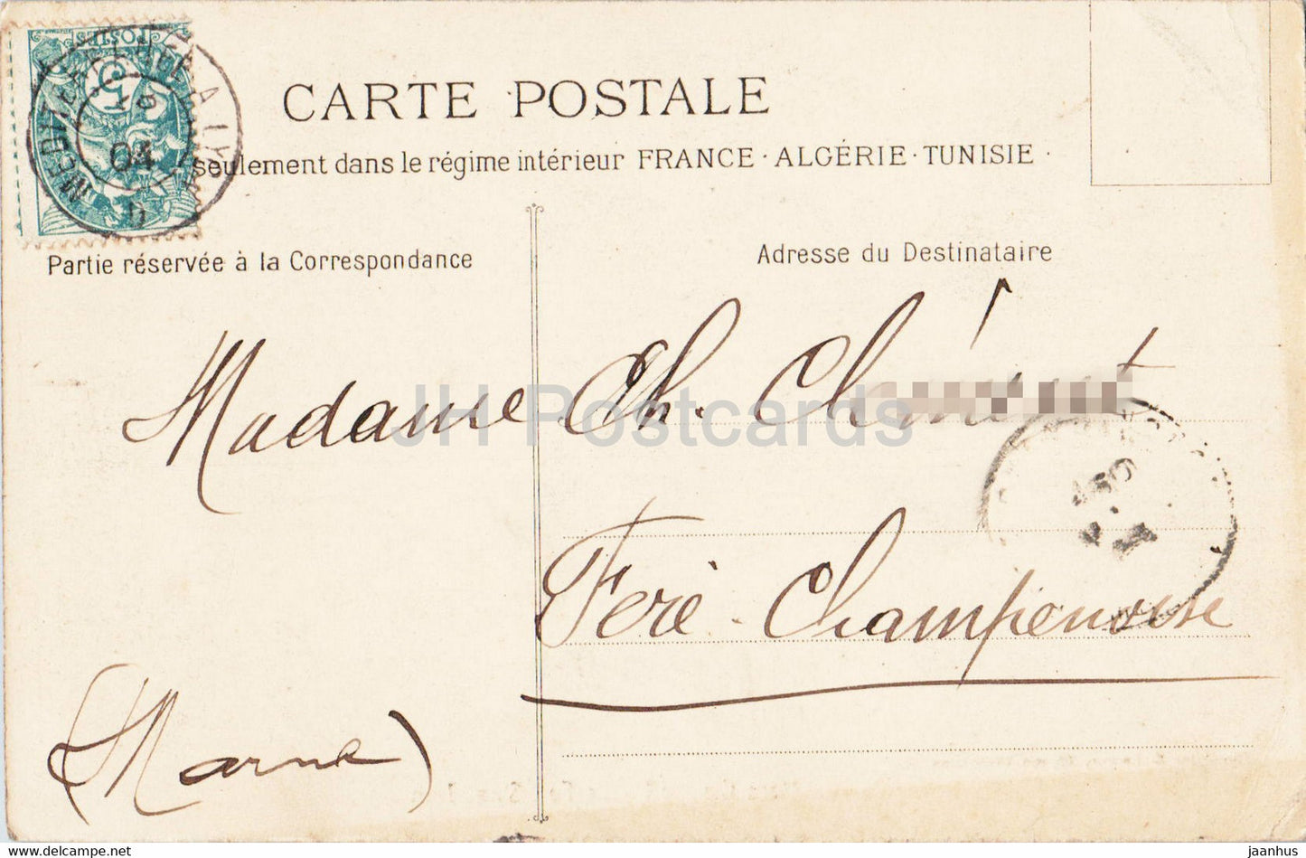 Marseille - Le Fort Saint Jean - 28 - alte Postkarte - 1904 - Frankreich - gebraucht