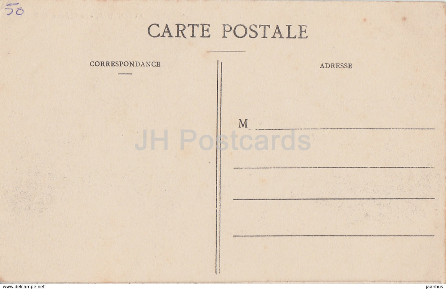 Avranches - Le Chateau de Paille - castle - old postcard - France - unused