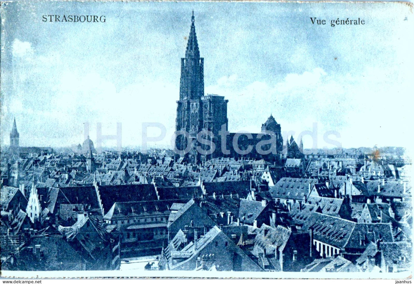 Stassburg - Strasbourg - Vue Generale - old postcard - France - used - JH Postcards