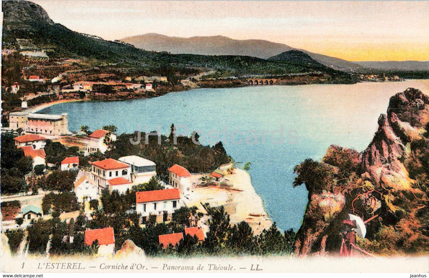 L'Esterel - Corniche d'Or - Panorama de Theoule - 1 - old postcard - France - unused - JH Postcards