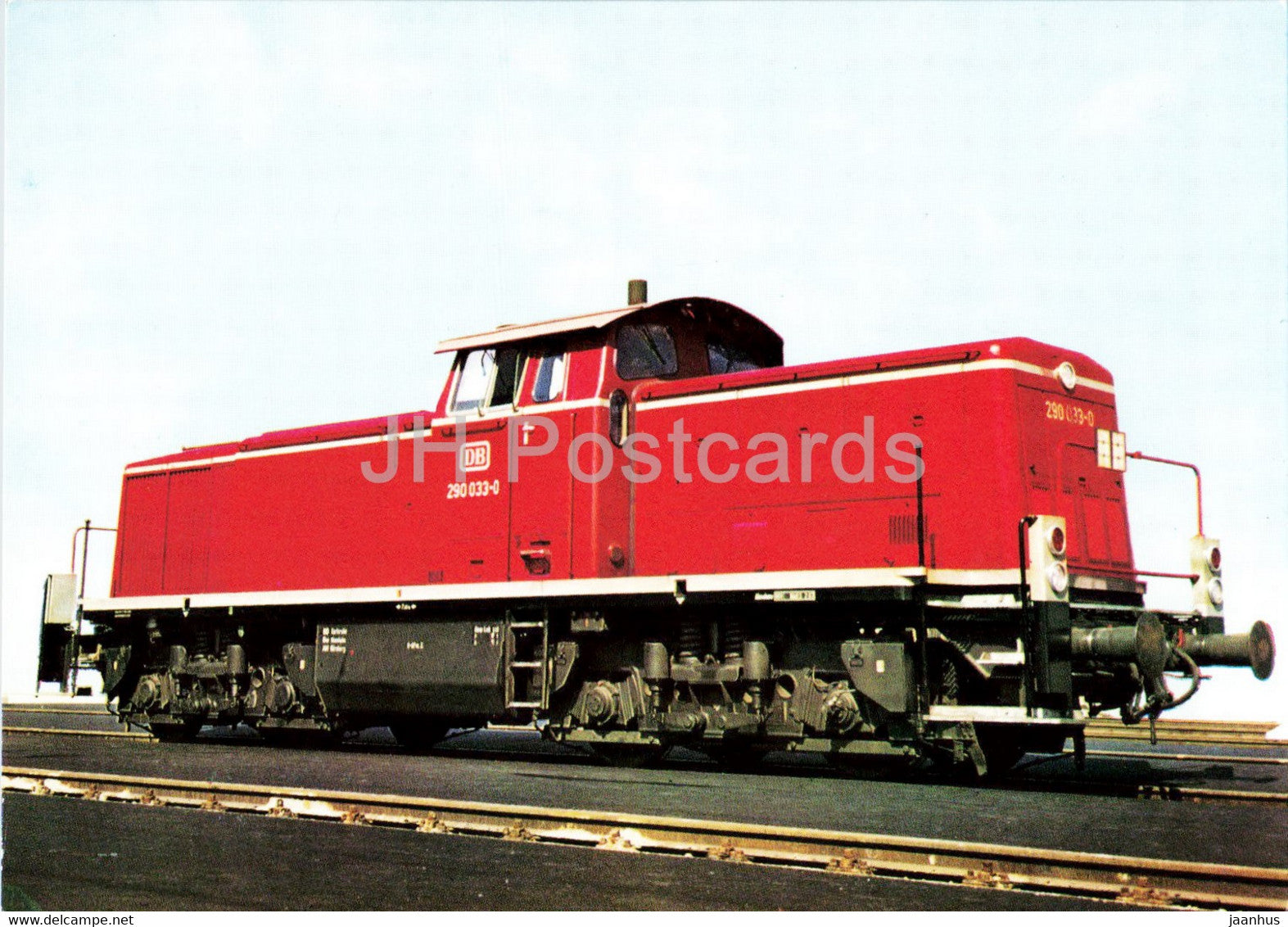 Baureihe 290 - 1100-PS-LOK - train - railway - locomotive - Germany - unused - JH Postcards