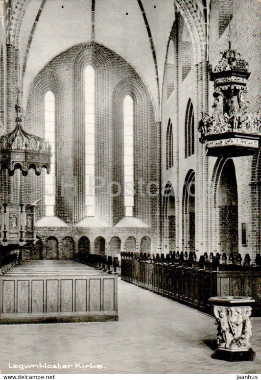 Logumkloster Kirke - church - 95914 - old postcard - 1959 - Denmark - used - JH Postcards