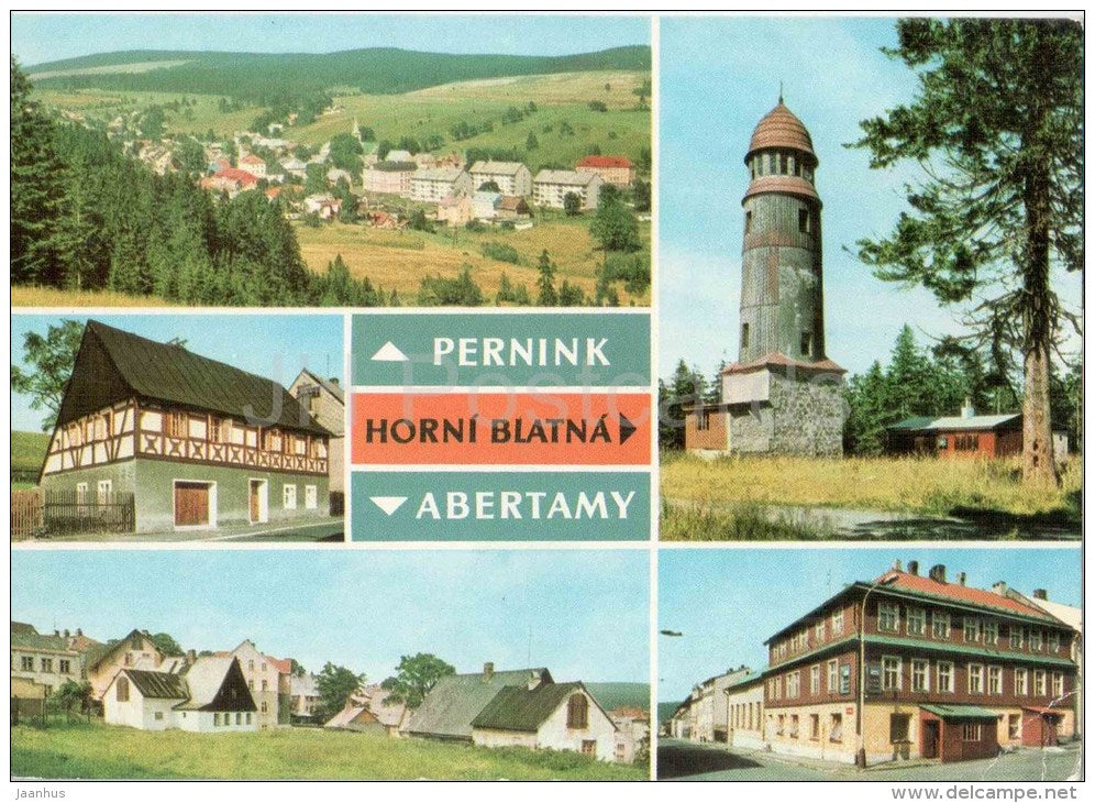 Pernink - Horni Blatna - Abertamy - near Karlovy Vary - Czechoslovakia - Czech - used - JH Postcards