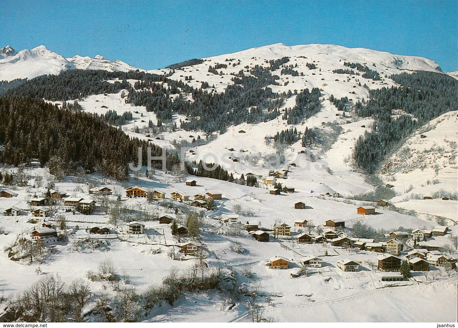 Waltensburg - Parli - Pez d'Artgas - 1985 - Switzerland - used - JH Postcards