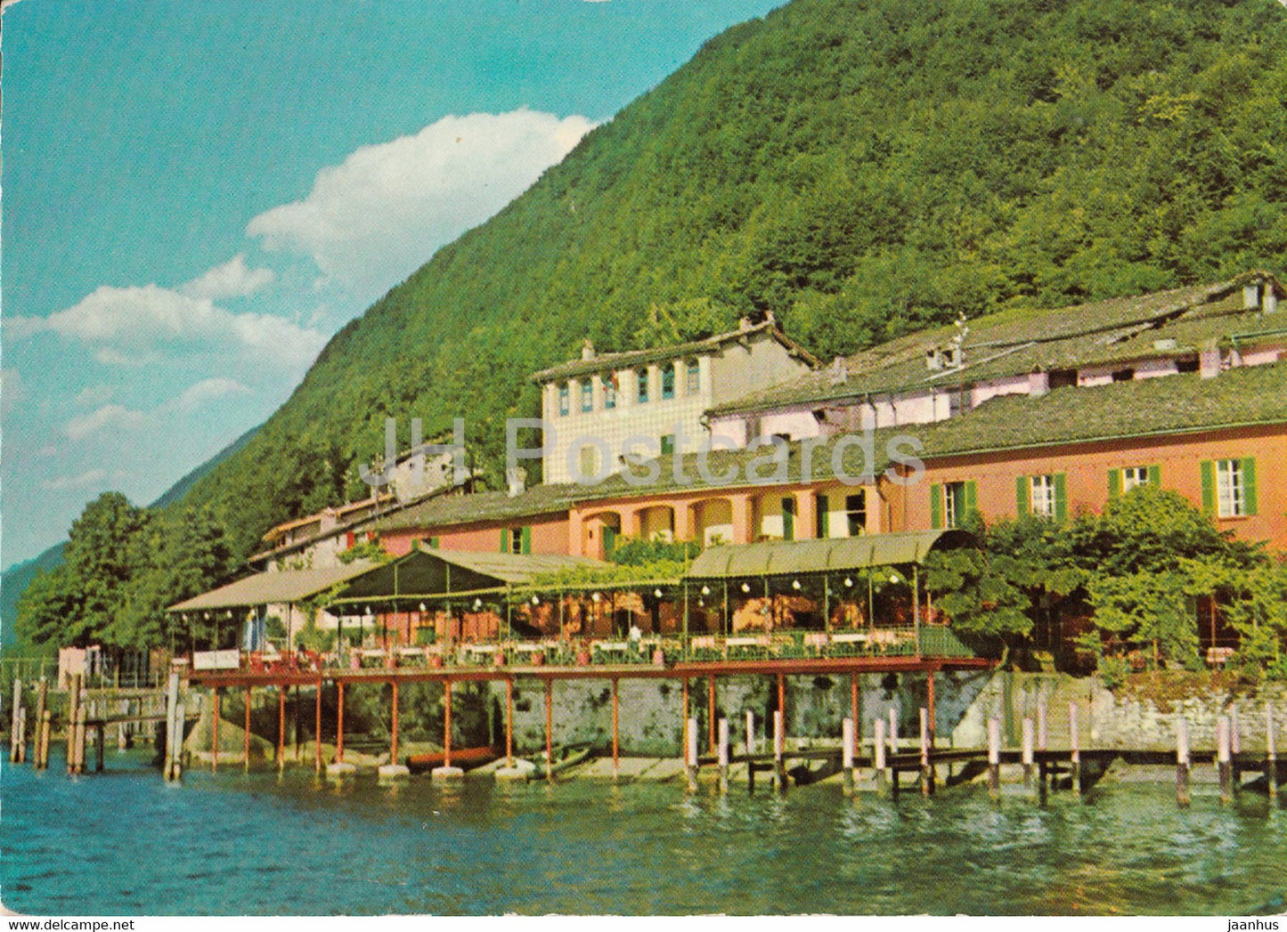 Caprino Ticino Svizzera - vis a vis Lugano - Beruhmte Felsenkeller - 5003 - Switzerland - unused - JH Postcards