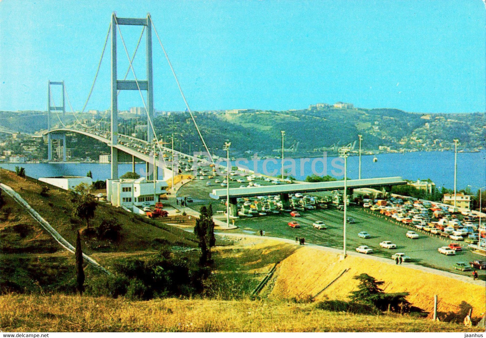 Istanbul - The view of Bosphorus Bridge from Beylerbey village - 265 - Keskin Color - Turkey - unused - JH Postcards
