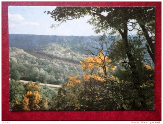 Valley of the Gauja river - Sigulda - Latvia USSR - unused - JH Postcards
