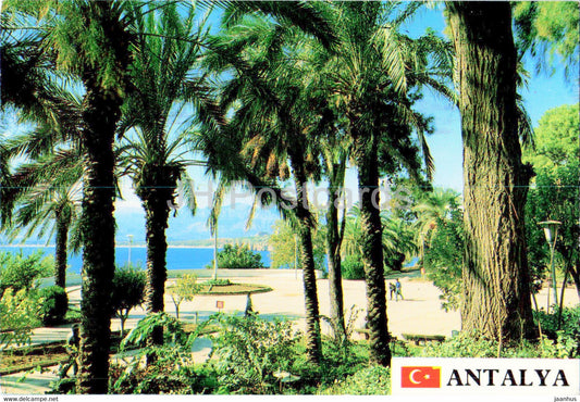 Antalya - Park of Karaalioglu - 1989 - Turkey - used - JH Postcards