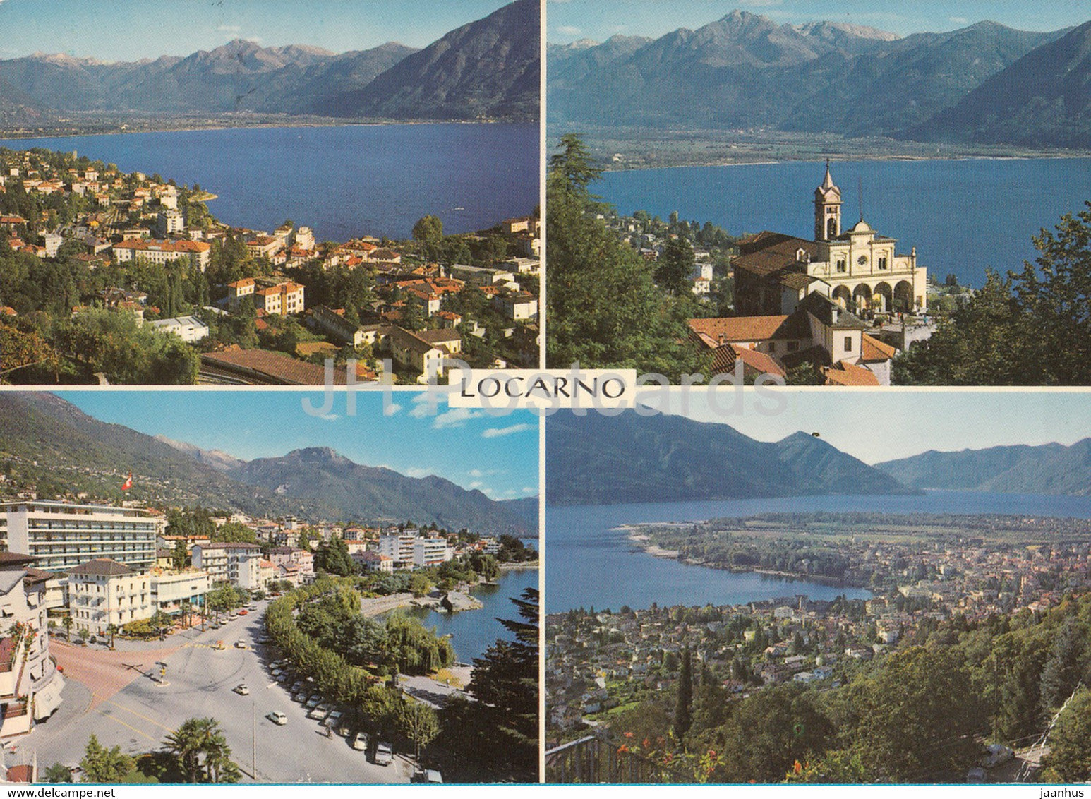 Locarno - multiview - 1974 - Switzerland - used - JH Postcards