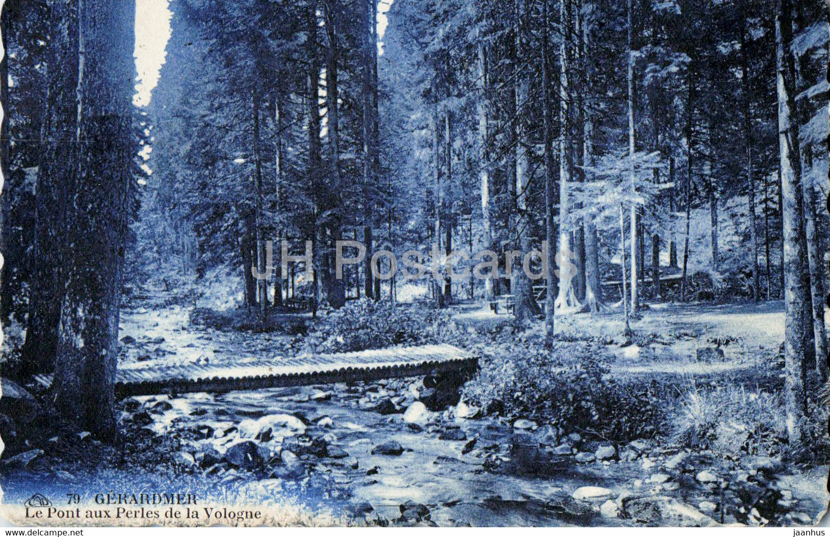 Gerardmer - Le Pont aux Perles de la Vologne - 79 - old postcard - France - used - JH Postcards