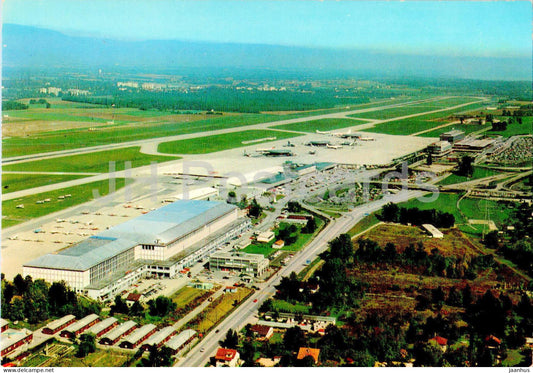 Geneve Cointrin - Geneva - Aeroport Intercontinental - airport - airplane - 14599 - Switzerland - unused - JH Postcards