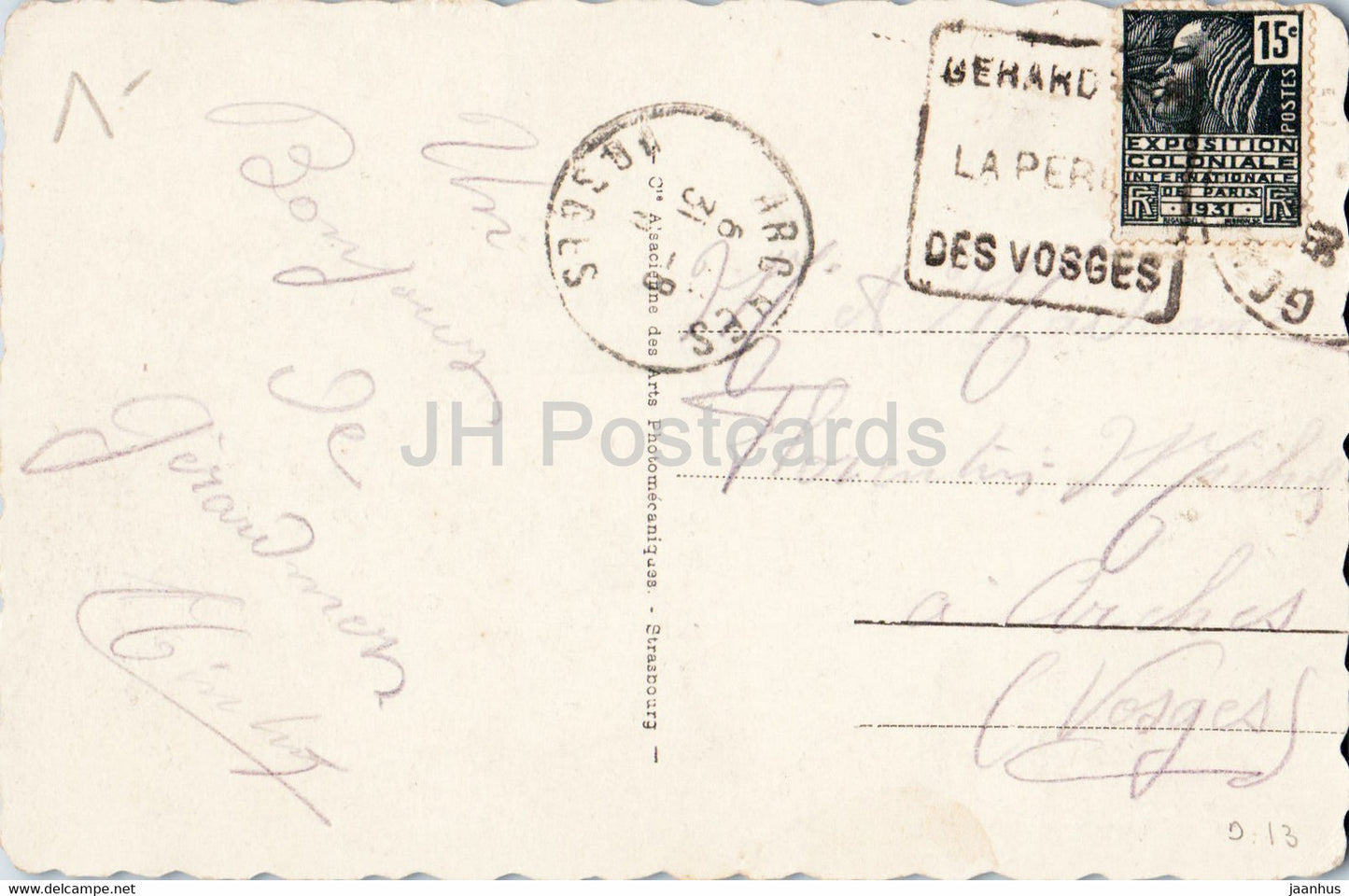 Gerardmer - Le Pont aux Perles de la Vologne - 79 - old postcard - France - used