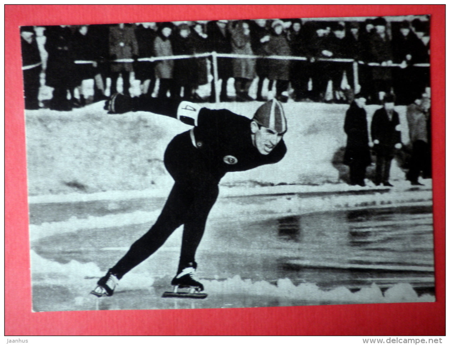 Ants Antson - speed-skating - Innsbruck 1964 - Estonian Olympic medal winners - 1979 - Estonia USSR - unused - JH Postcards