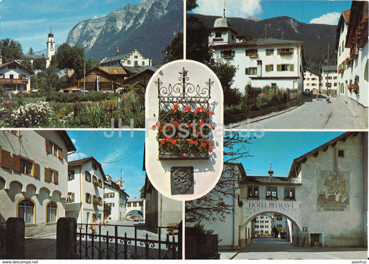Andeer im Schams - hotel Fravi - multiview - 1989 - Switzerland - unused - JH Postcards