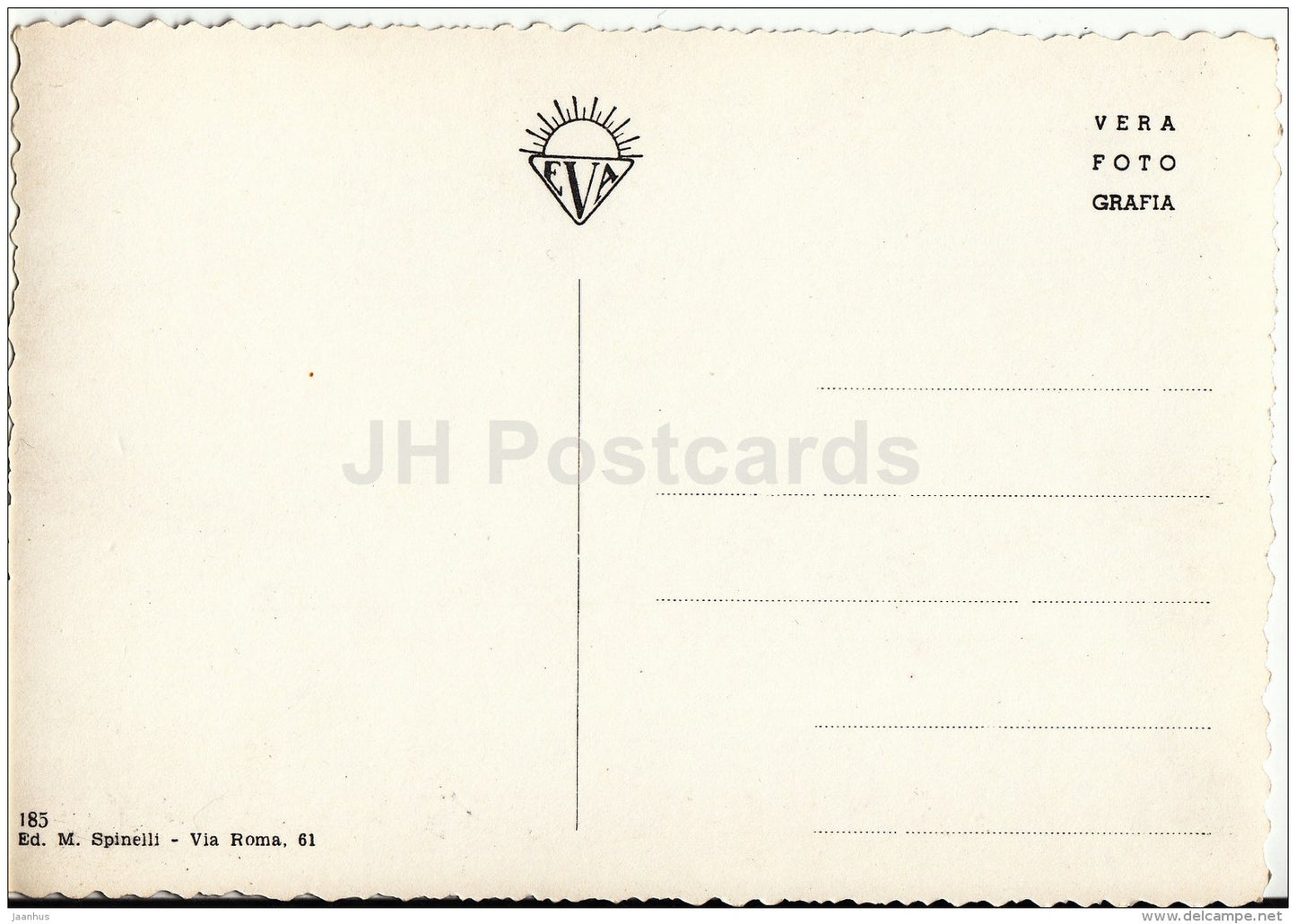 Collina del Vomero - Napoli - Naples - 185 - Italy - Italia - unused - JH Postcards