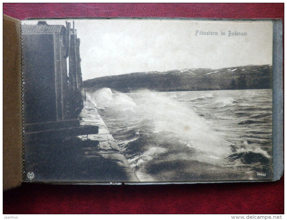 Lindau am Bodensee - booklet of 9 old postcards - unused - JH Postcards