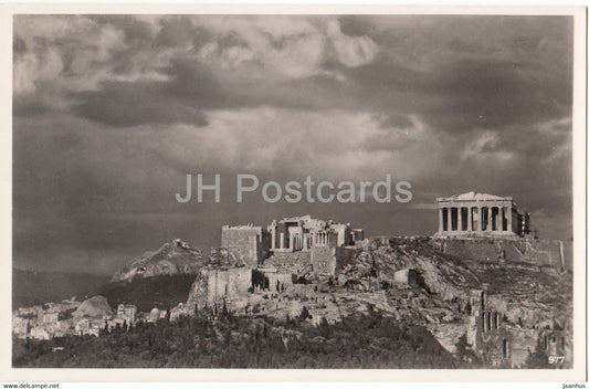 Athens - Athen - Akropolis - Acropolis - 977 - old postcard - Greece - unused - JH Postcards