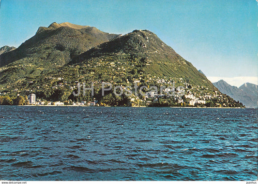 Lugano - Vista sul Monte Bre - 5819 - 1976 - Switzerland - used - JH Postcards