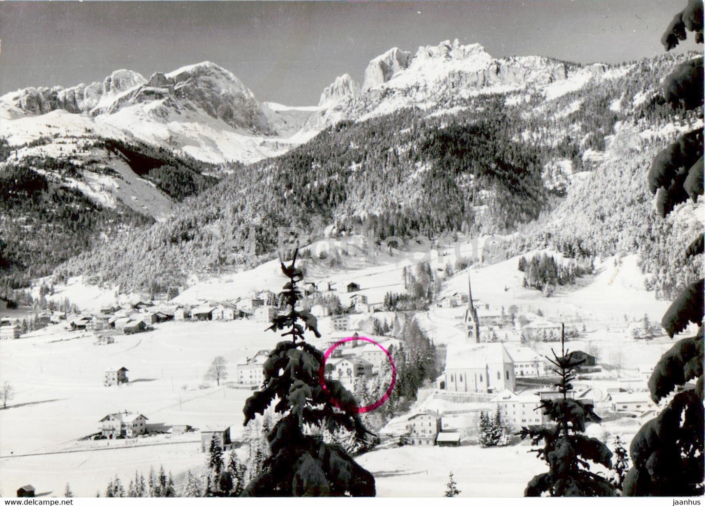 Vigo di Fassa 1400 m - Dolomiti - Italy - unused - JH Postcards