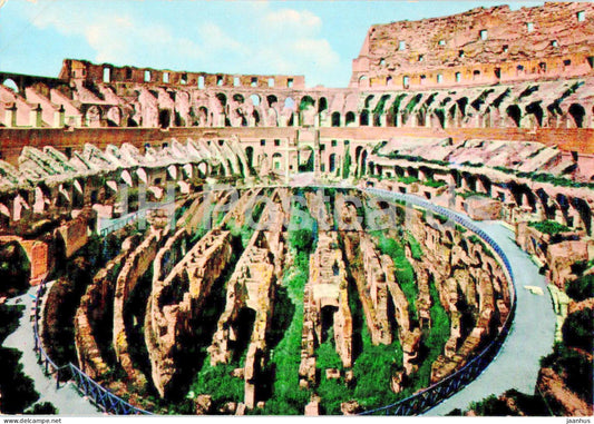 Roma - Rome - Colosseo coi nuovi scavi - Colosseum and the new excavations - ancient world - 201 - Italy - unused - JH Postcards