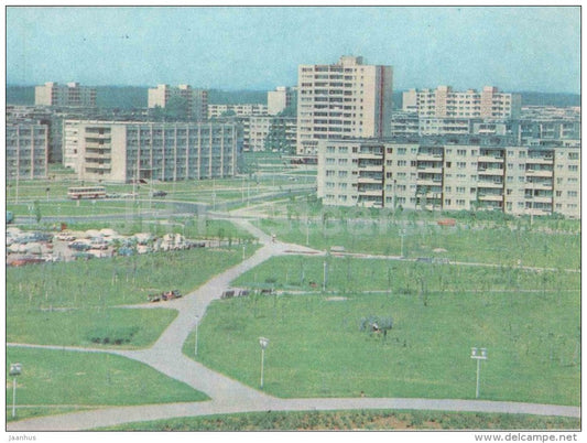 Dainava Residential District - Kaunas - 1981 - Lithuania USSR - unused - JH Postcards