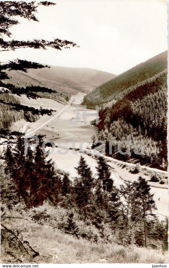 Itterbachtal 580 843 m - old postcard - 1965 - Germany - used - JH Postcards