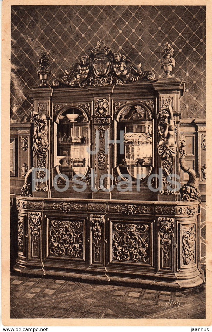 Chateau de Cheverny - Salle a Manger - La Buffet - La Douce France -154 - castle - old postcard - France - unused