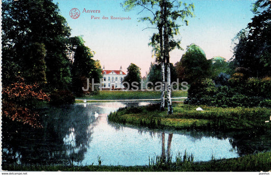 Anvers - Antwerpen - Parc des Rossignols - old postcard - Belgium - unused - JH Postcards