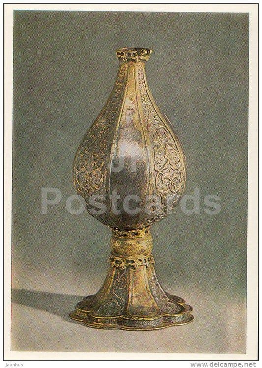 Pepper-Pot , Russia - Silver - 17th Century Russian Ceremonial Tableware - 1987 - Russia USSR - unused - JH Postcards