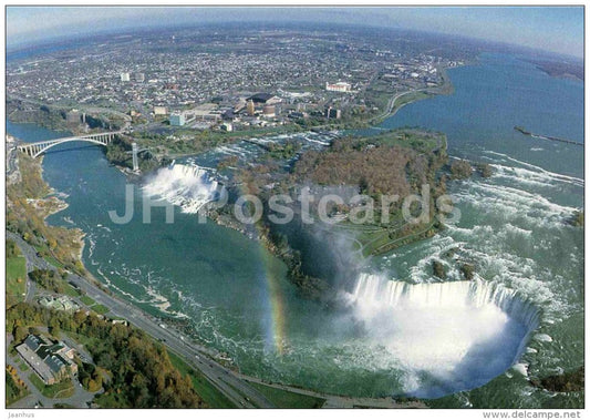 The Honeymoon Capital of the World - waterfall - Niagara Falls - Canada - unused - JH Postcards