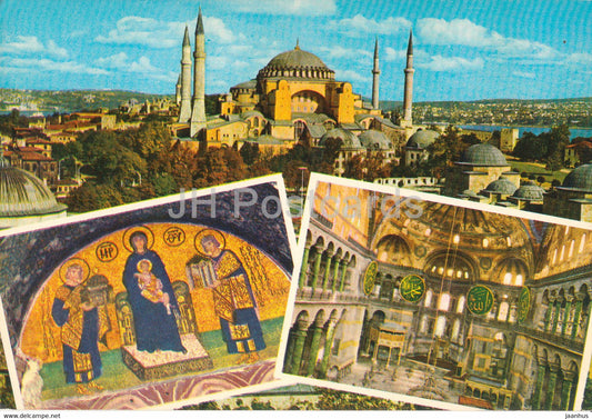 Istanbul - St Sophia Museum and its Interior - Turkey - unused - JH Postcards