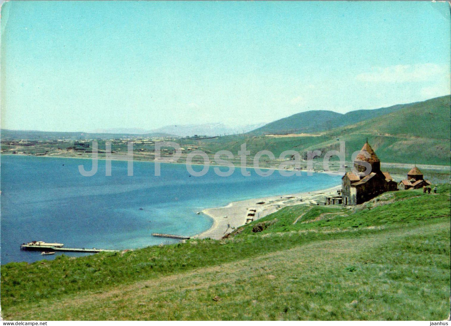 Lake Sevan - 1 - postal stationery - 1977 - Armenia USSR - unused - JH Postcards