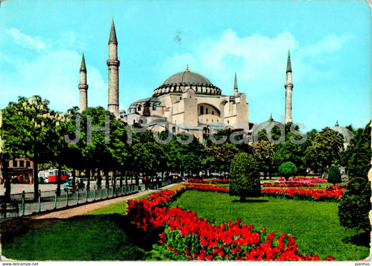 Istanbul - Saint Sophia church - Turkey - used - JH Postcards