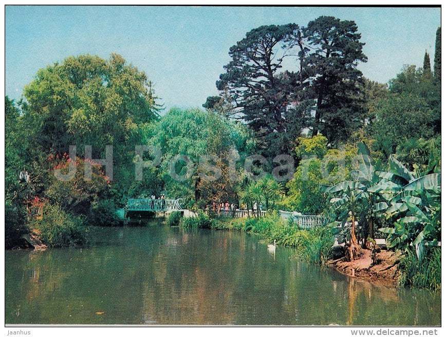 park Yuzhnye Kutury in Adler - Sochi - 1981 - Russia USSR - unused - JH Postcards