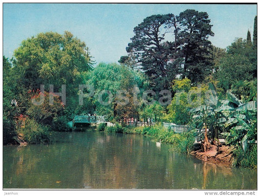park Yuzhnye Kutury in Adler - Sochi - 1981 - Russia USSR - unused - JH Postcards