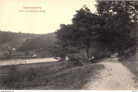 Kaiserslautern - Partie am Hagelgrundweg - old postcard - Germany - unused - JH Postcards