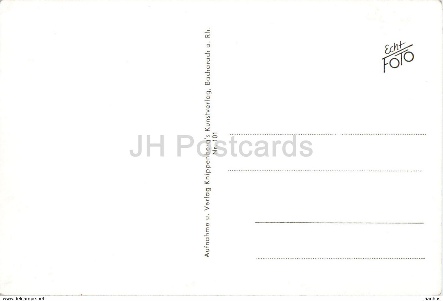 Bacharach a Rhein - old postcard - Germany - unused