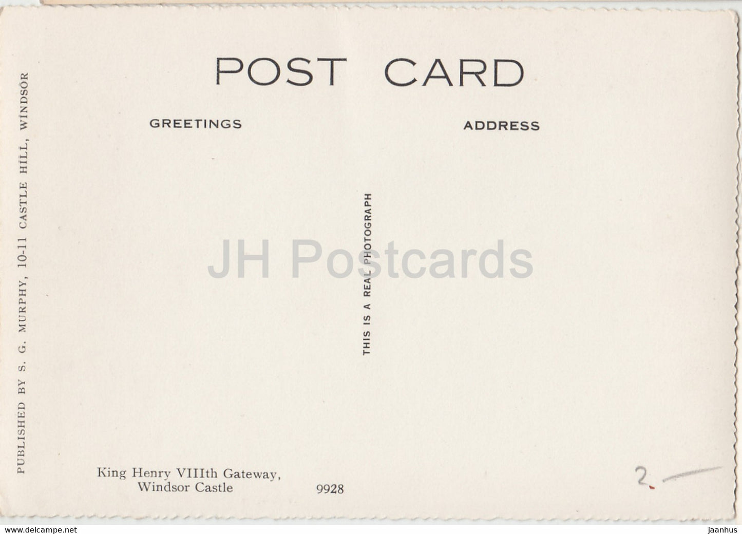 King Henry VIIIth Gateway - Windsor Castle - 9928 - England - United Kingdom - unused