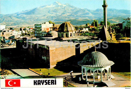 Kayseri - Hunad mosque and Mount of Erciyes - 38-5 - Turkey - unused - JH Postcards