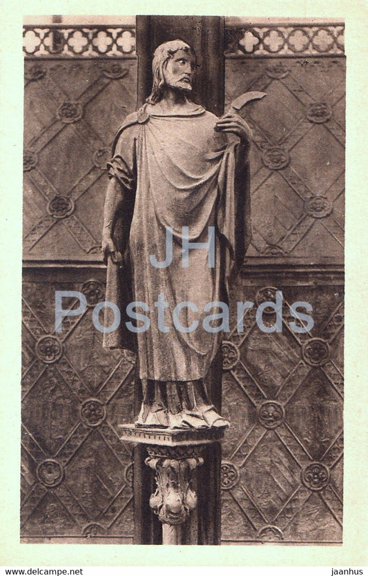 Nurnberg - Apostel Bartholomaus - old postcard - Germany - unused - JH Postcards