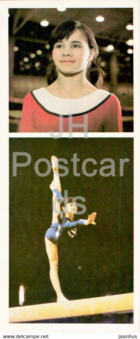 Natalia Shaposhnikova - Gymnastics - sport - 1979 - Russia USSR - unused - JH Postcards
